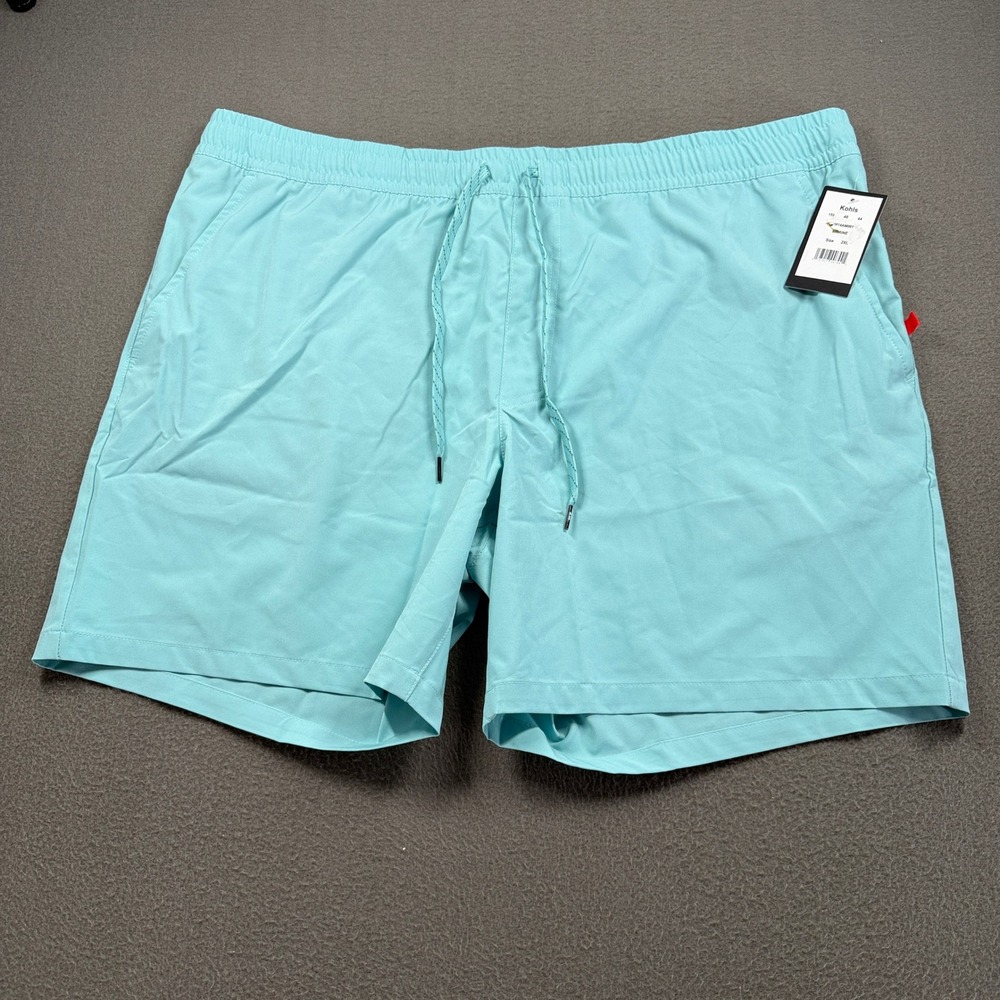 Quiksilver Swim Trunks Mens Size 2XL Light Blue Board Shorts EQYJV04027